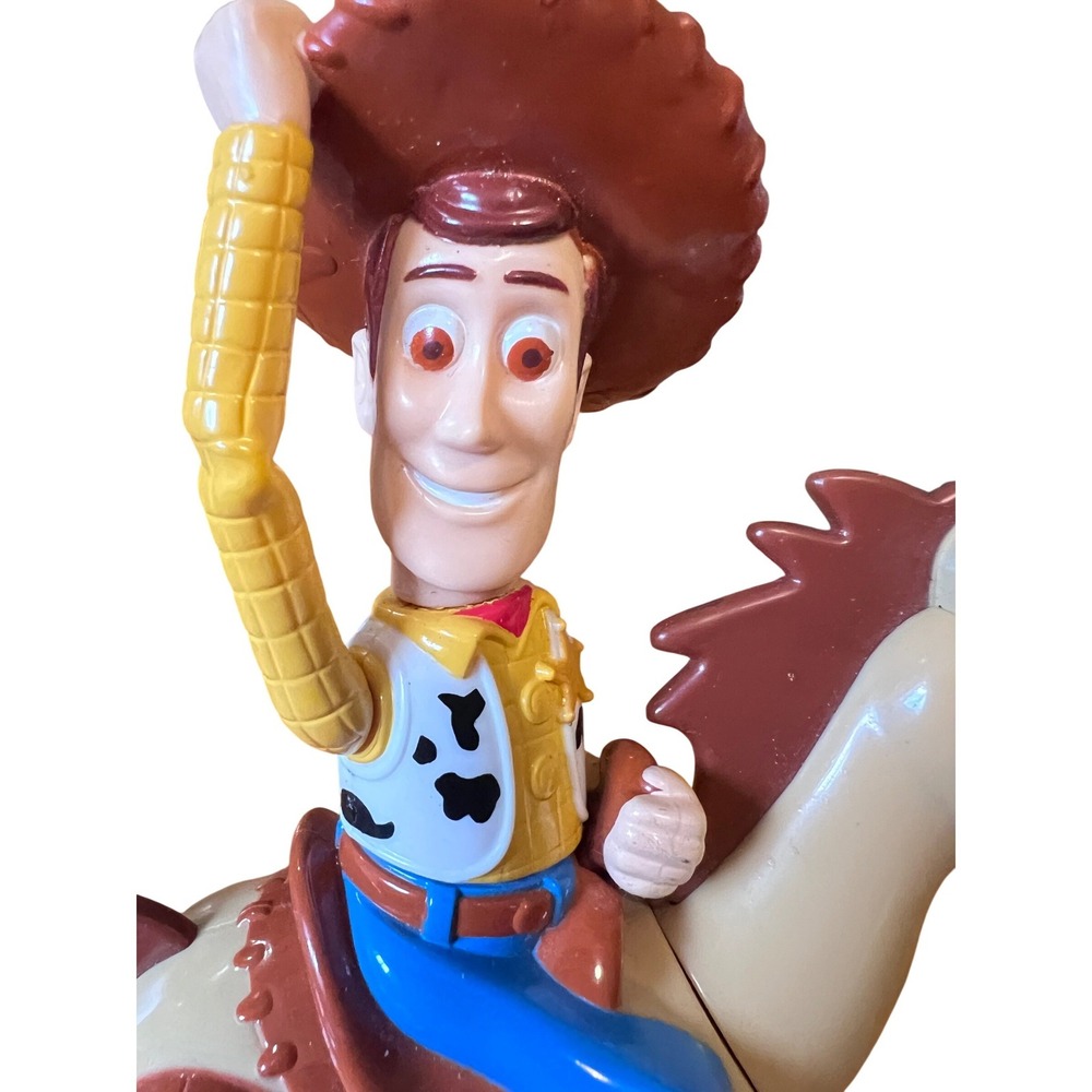Mcdonald's Disney Pixar Toy Story 2 Woody's Roundup Woody and Bullseye Figure - Picture 9 of 11